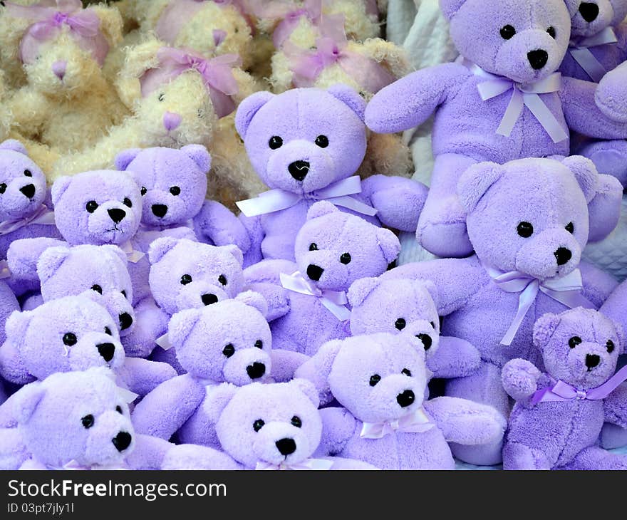 A nice family of teddybears. A nice family of teddybears