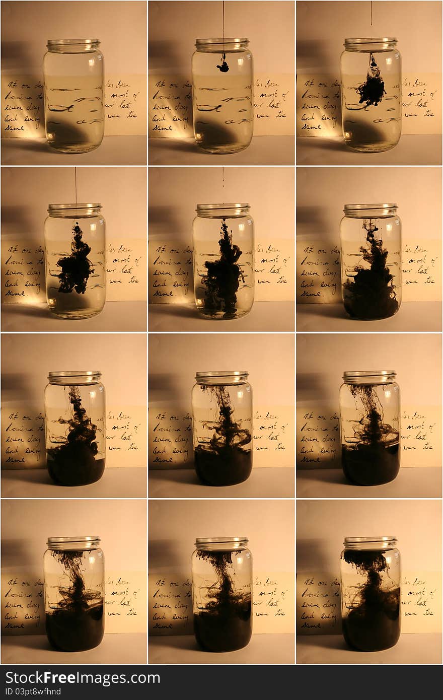 Late piece from my 7th form study of ink and water interactions, using time lapse to show the movement of ink over time. Late piece from my 7th form study of ink and water interactions, using time lapse to show the movement of ink over time.