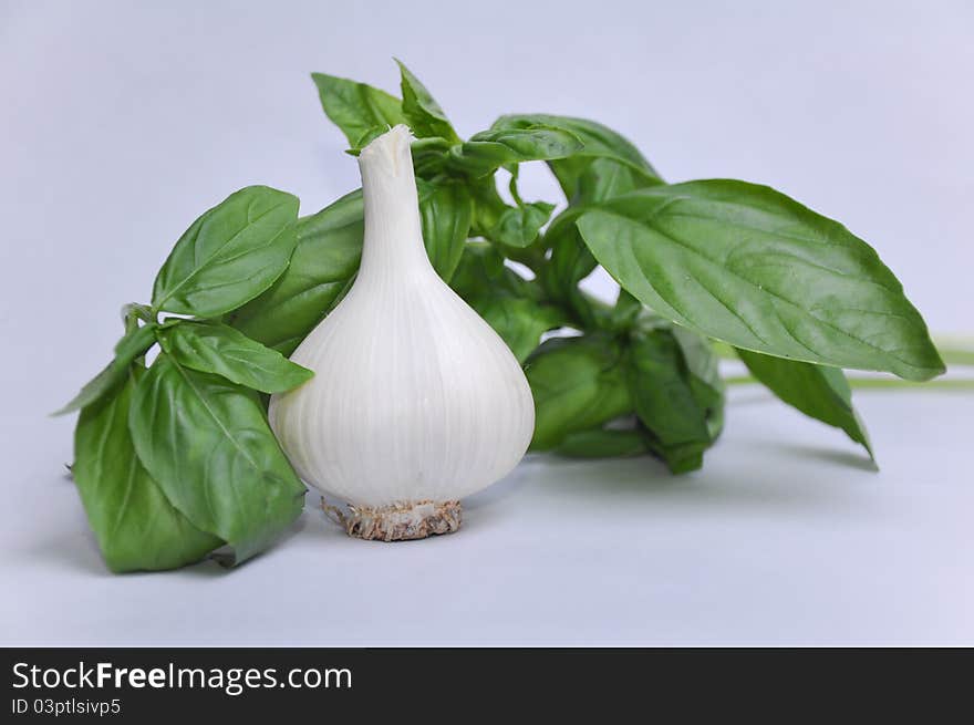 Garlic and basil