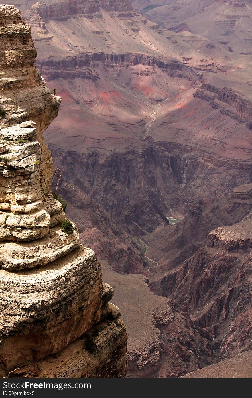 A picture of the Grand Canyon at Grand Canyon National Park taken during the afternoon. A picture of the Grand Canyon at Grand Canyon National Park taken during the afternoon.