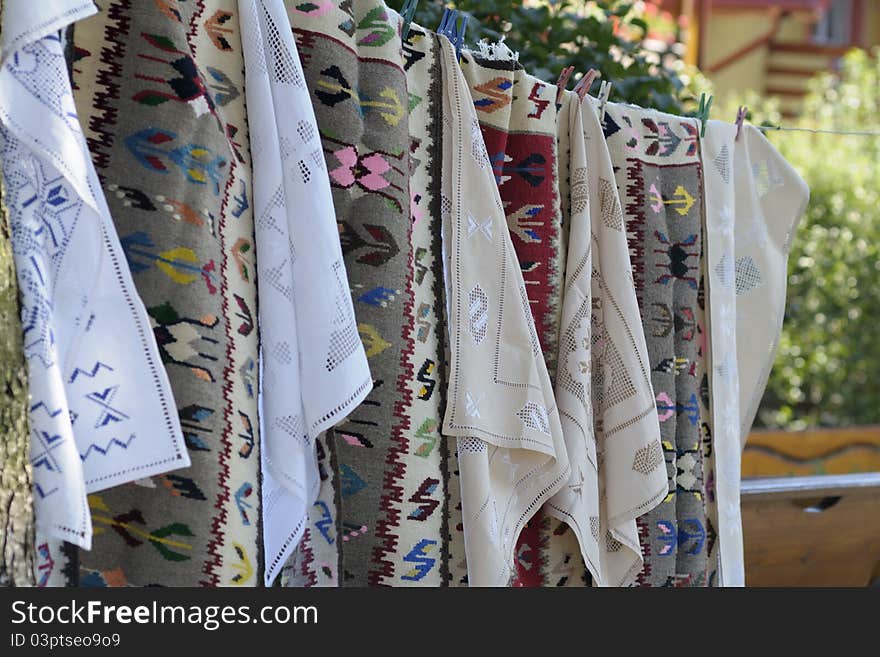 Traditional Rugs Hanging