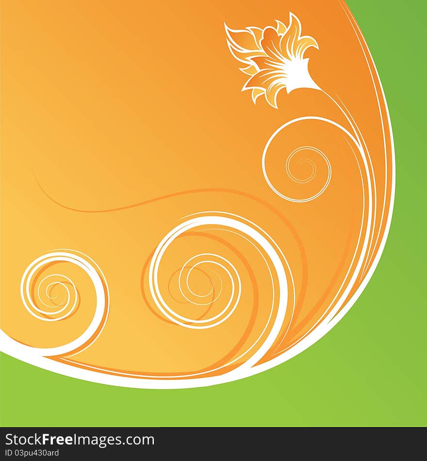 Floral Design. Vector Illustration