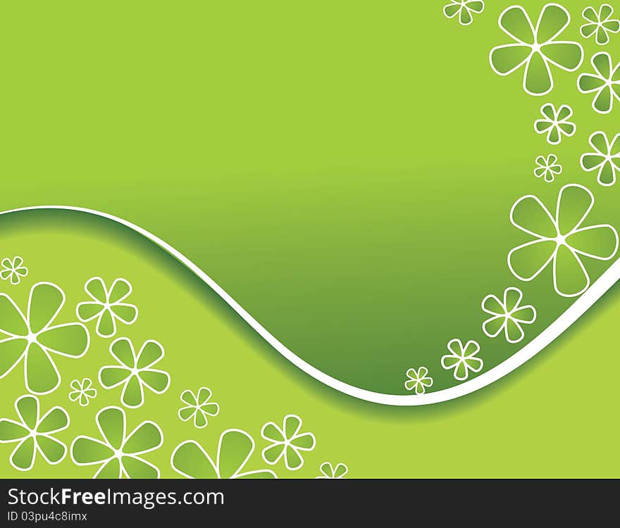 Floral Design. Vector Illustration