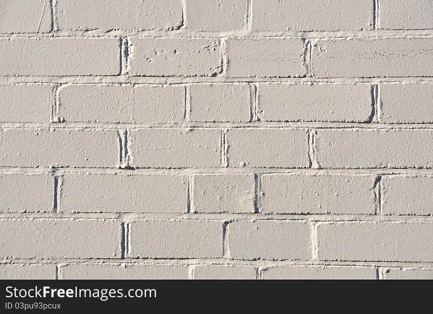 White brick wall, perfect as a background