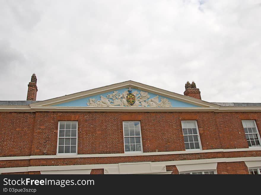 Colourful Coat of Arms of Trinity House School an Eighteenth Century Naval School