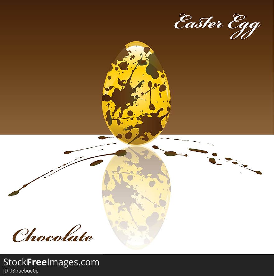 Chocolate easter egg