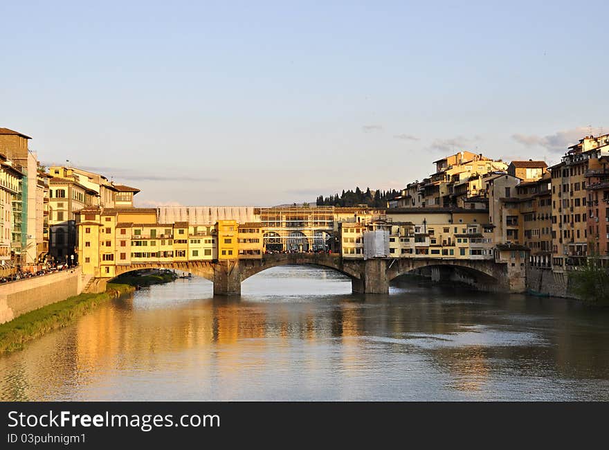 The Ponte Vecchio in Florence