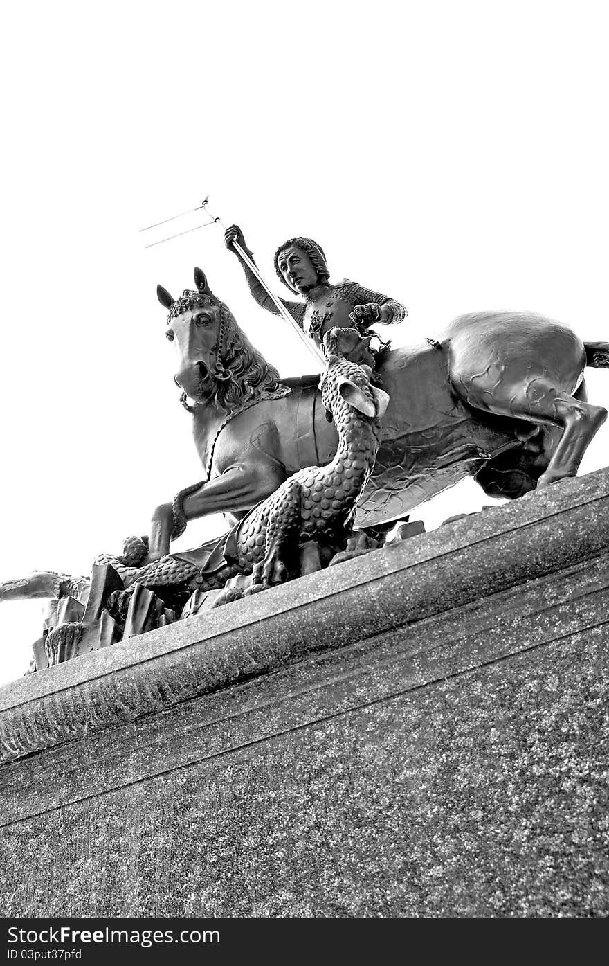 Old monument in Prague