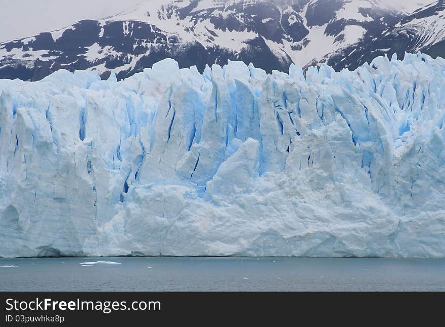 Detail of the upsala glacier