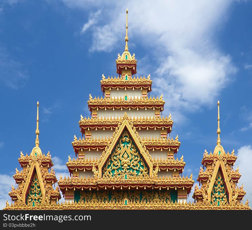 Temple in norteast thailand image