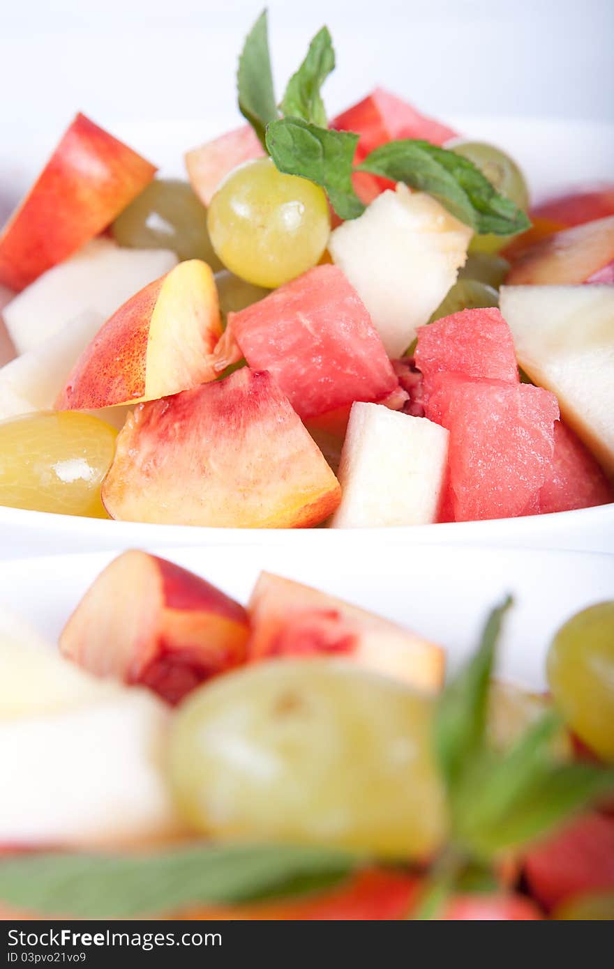 Colorful fruit salad