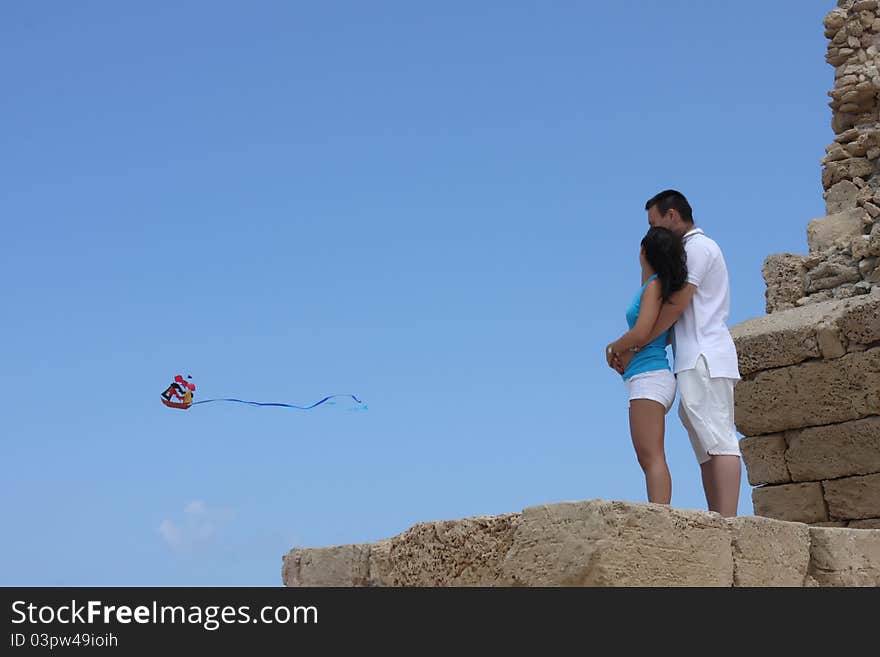 Young man and woman