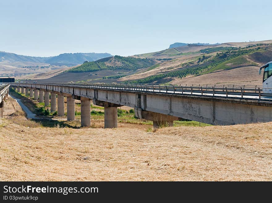 Highway In Sicily