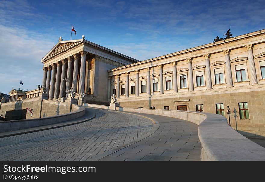 Austrian Parliament in Vienna