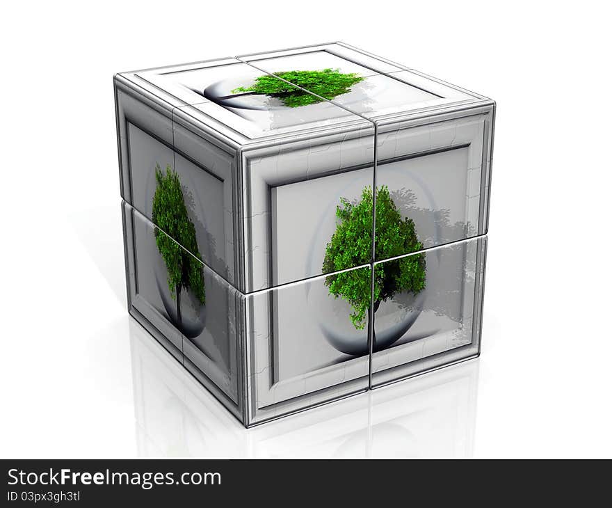 Tree And Cube