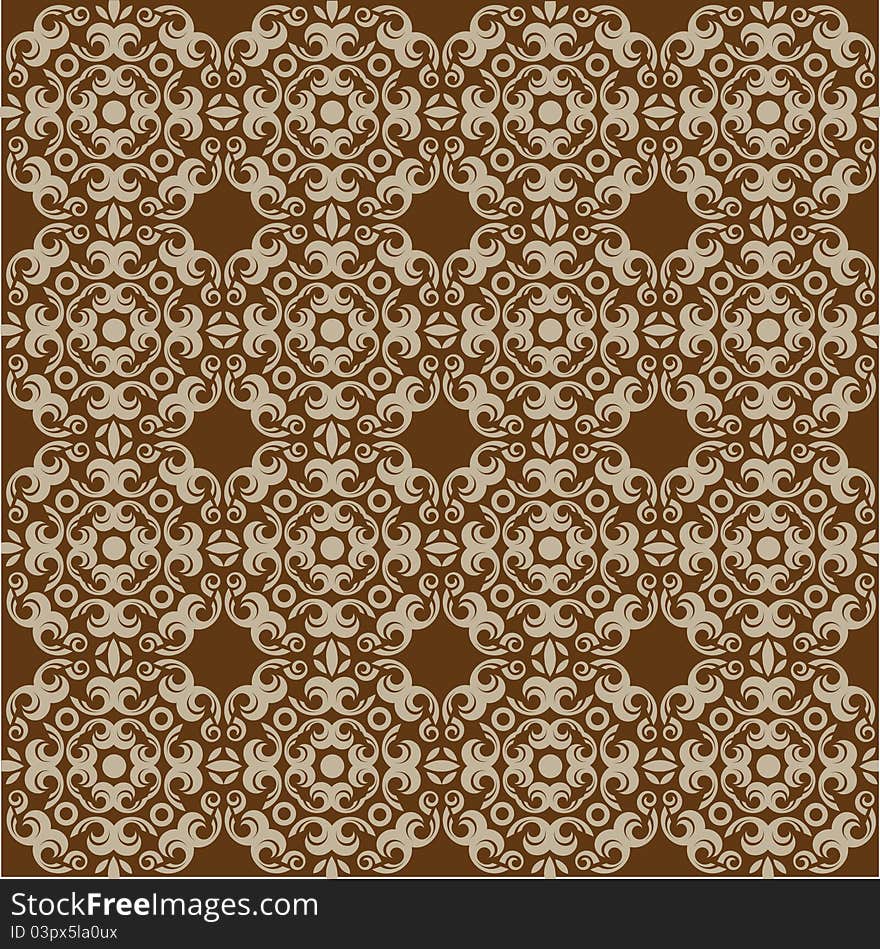 Brown tissue background.Wallpaper (seamless)