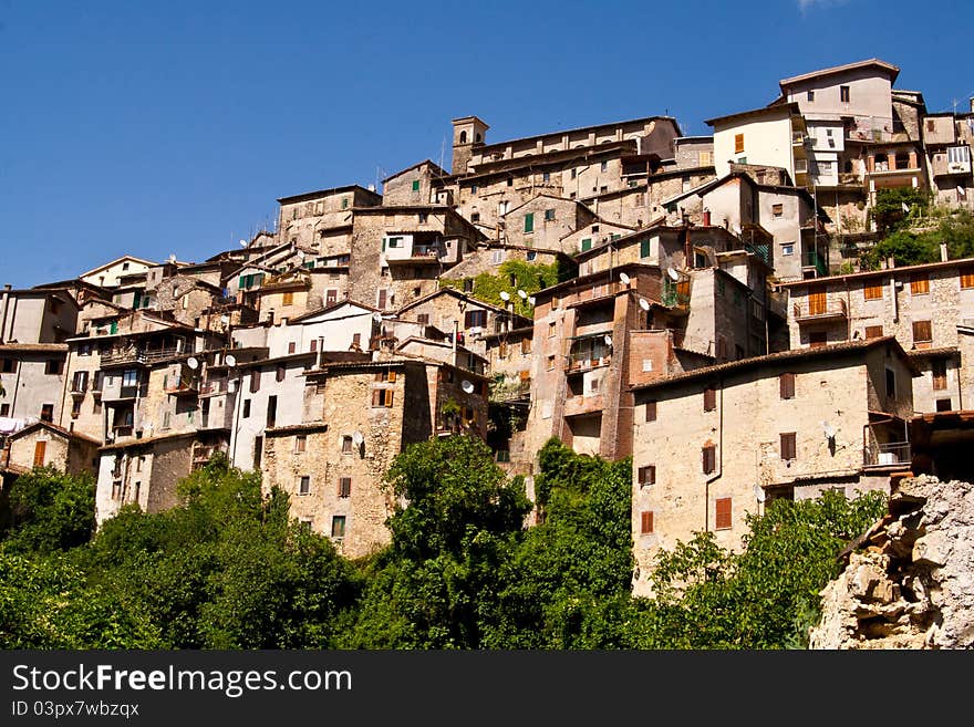 Anticoli Corrado is asmall village near rome