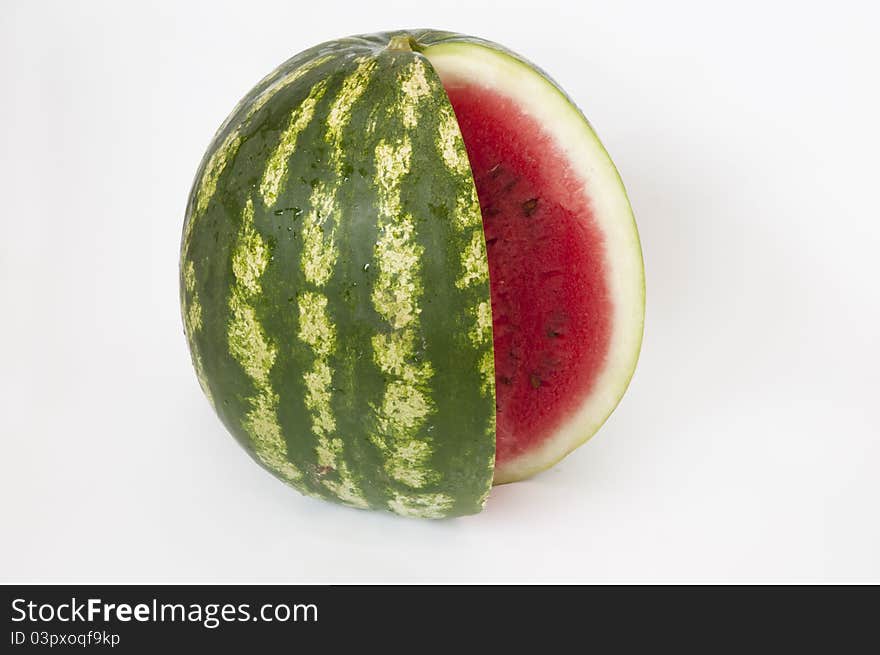 Watermelon on a white background