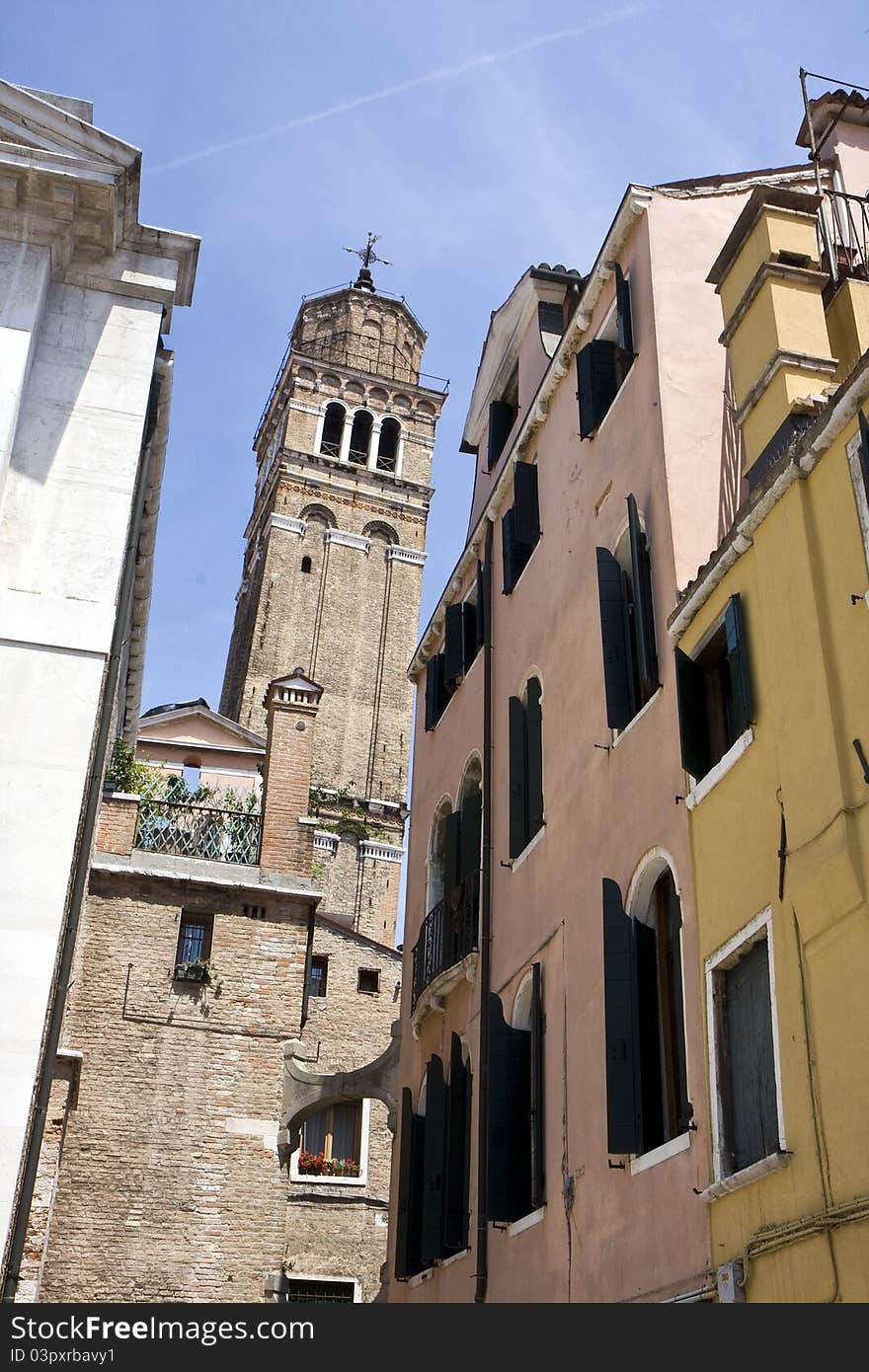 Typical old building in Venice, Italy. Typical old building in Venice, Italy