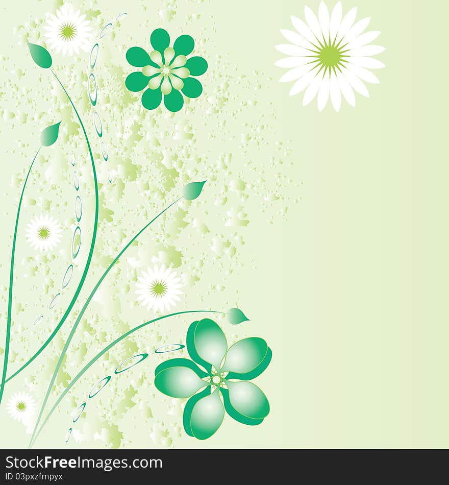 Beautiful abstract design floral background. Beautiful abstract design floral background