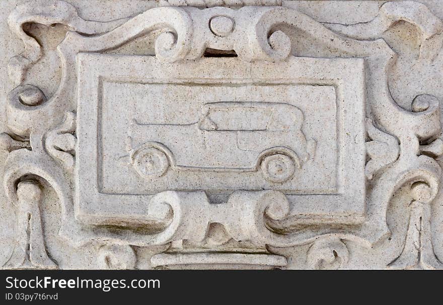 Details Of Carved Wall Decoration