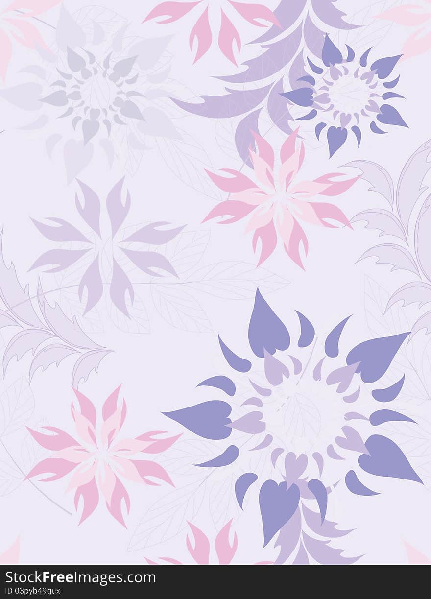 Beautiful pattern floral