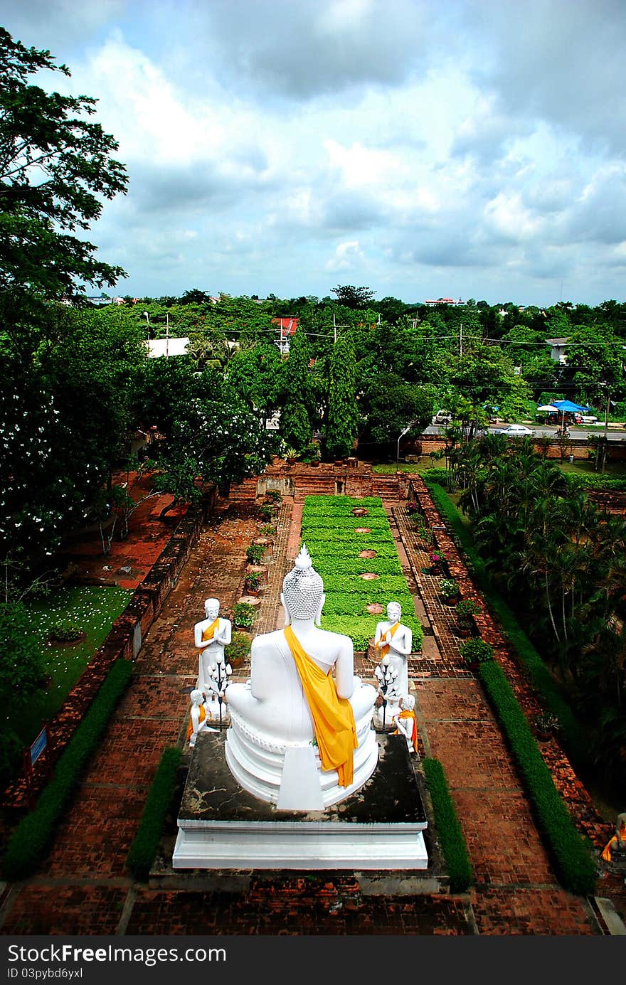 Behind The Buddha