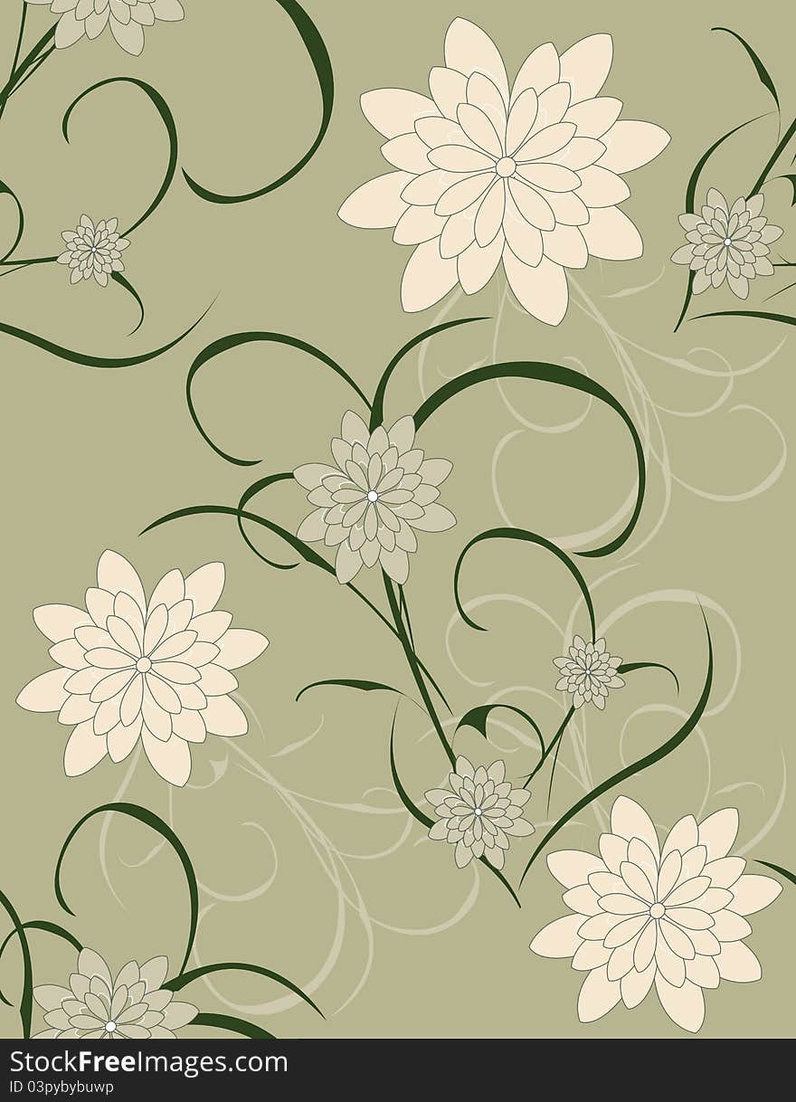 Beautiful pattern floral