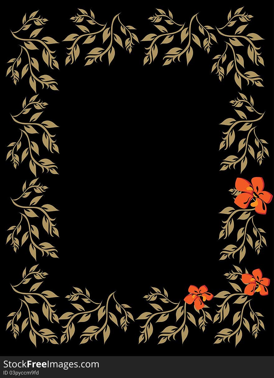 Beautiful pattern floral