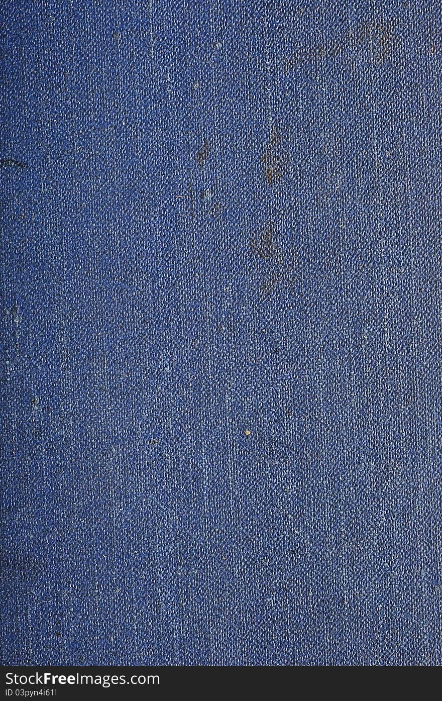 Closeup of an old book cover