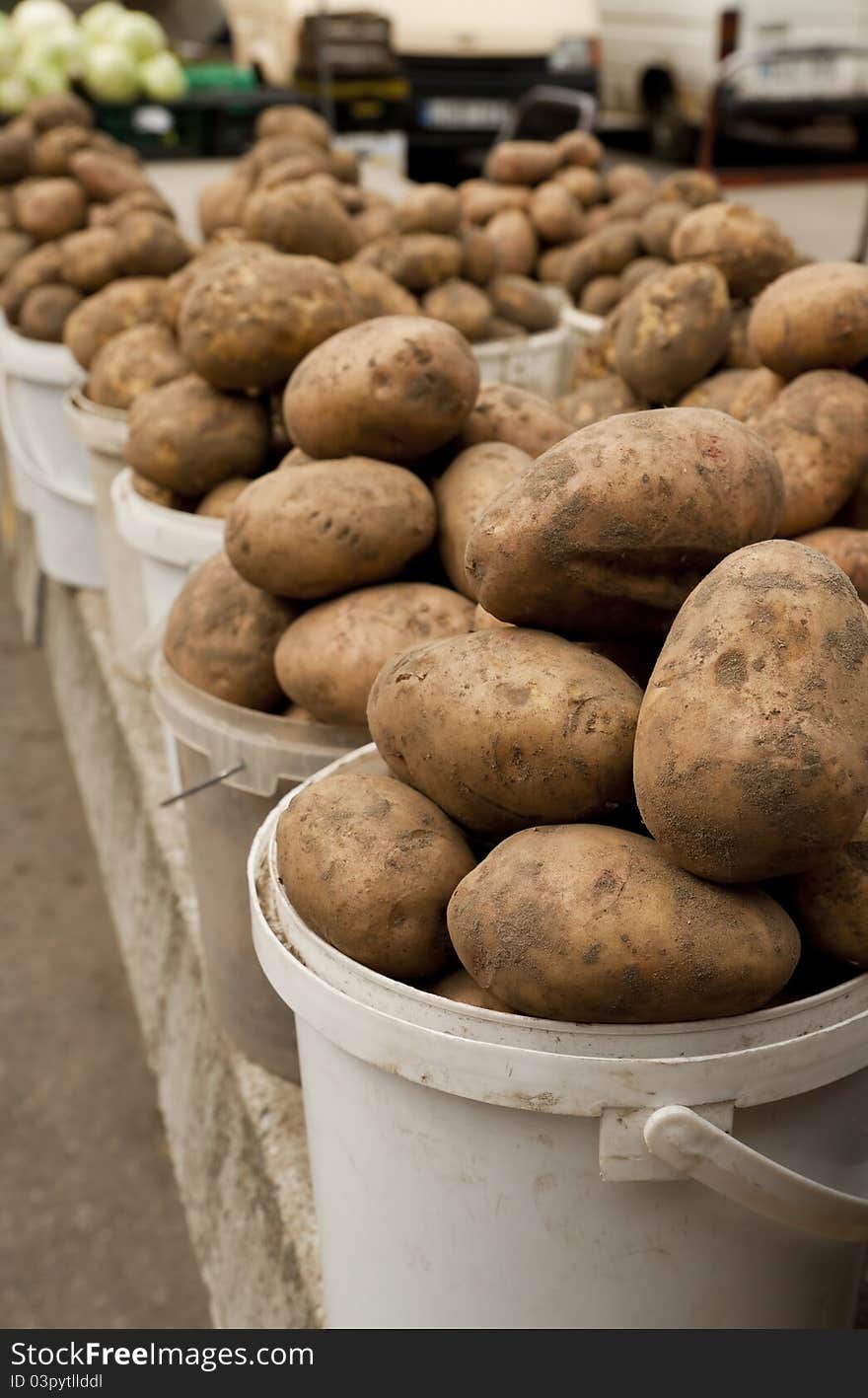 Potato on local market. This year harvest