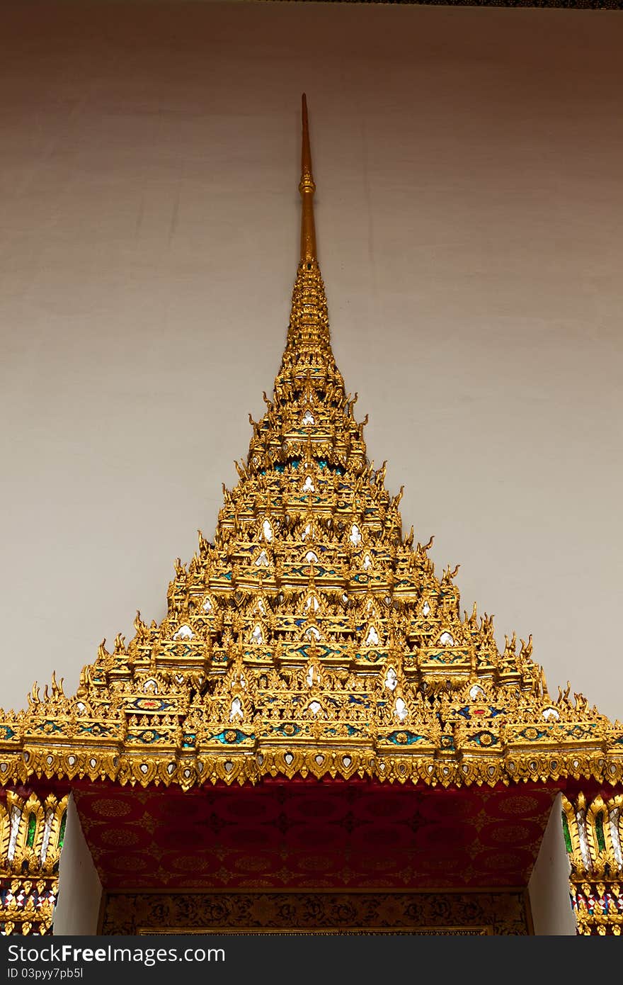 A beautiful pagoda in thailand