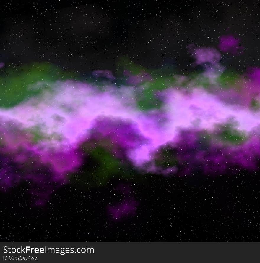 Amazing color of deep space. Amazing color of deep space