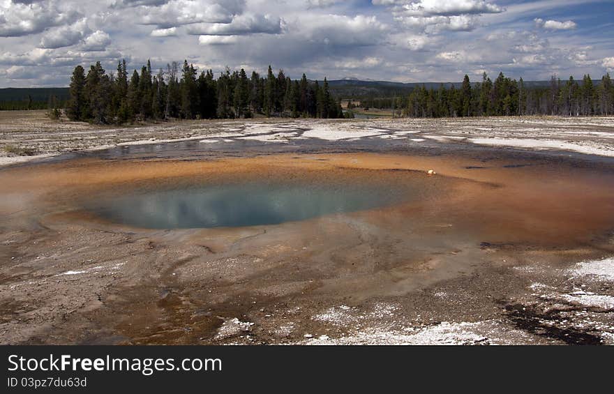 Yellowstone geyser