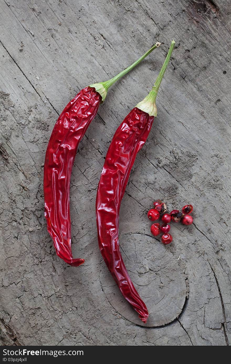 Dried red pepper