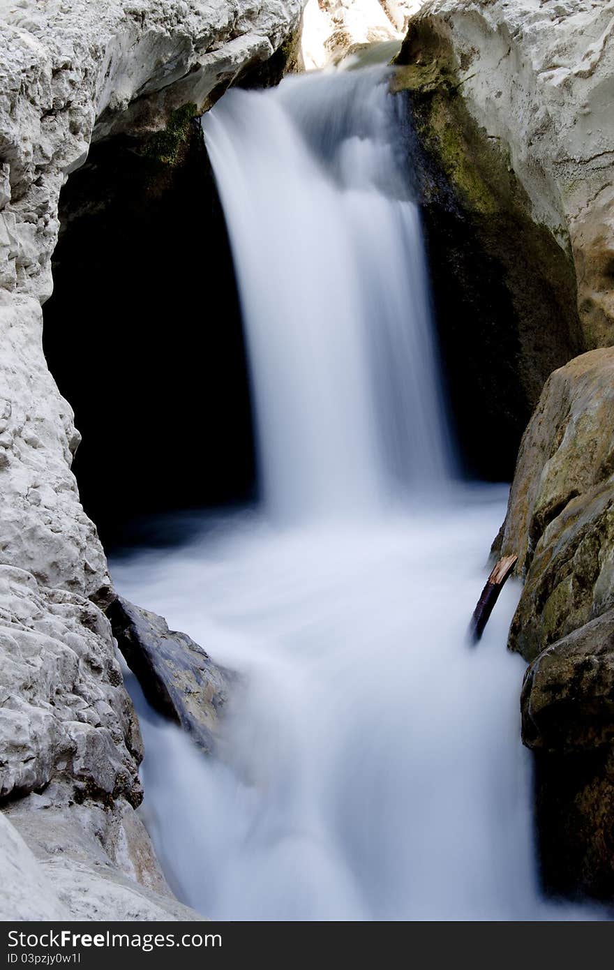 Location called the mouth, characterized by a series of waterfalls that form a unique spectacle.