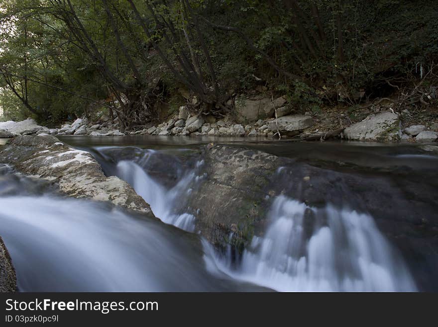 Location called the mouth, characterized by a series of waterfalls that form a unique spectacle.