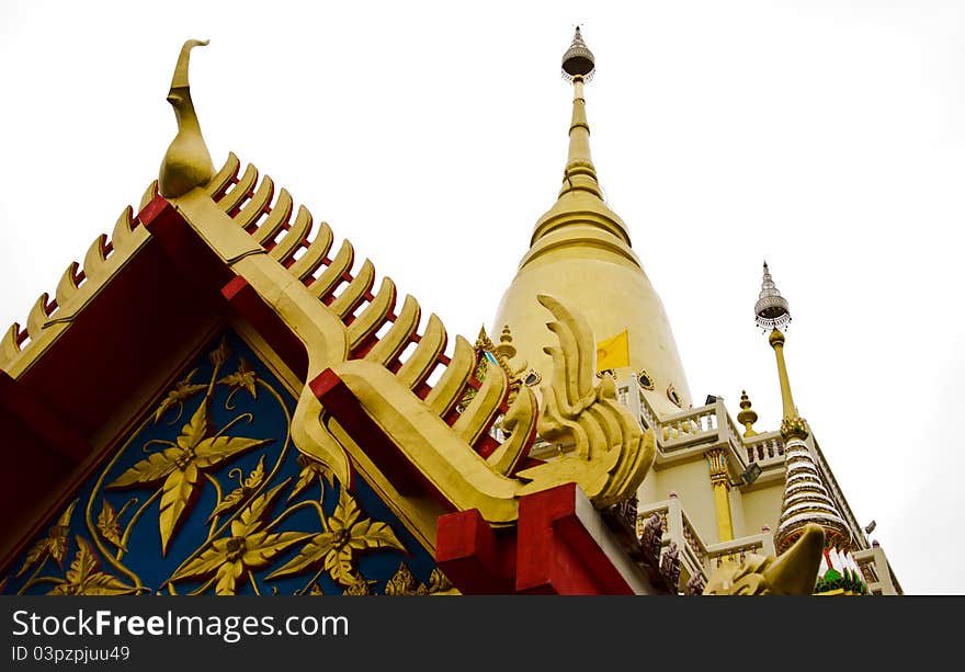 Temple in Thailand with veneration