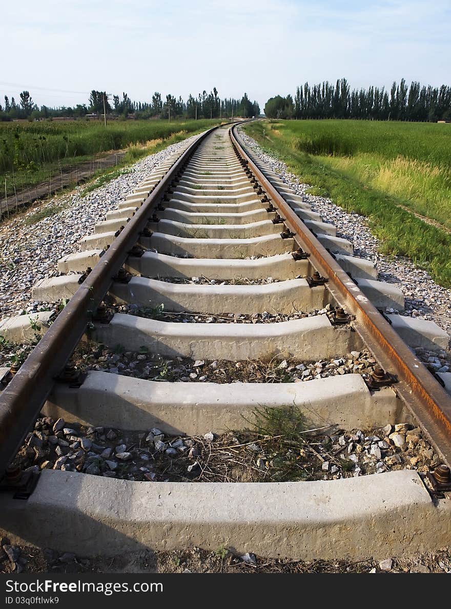 Railway track in the natural scenery.
Photo taken on: August 1th, 2010. Railway track in the natural scenery.
Photo taken on: August 1th, 2010