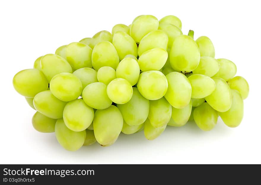 Fresh green grapes