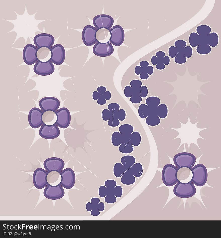 This is illustration of a Floral seamless pattern