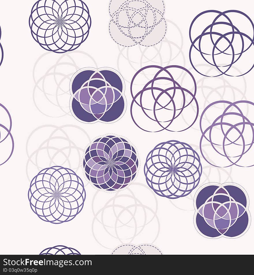 This is illustration of a Floral seamless pattern