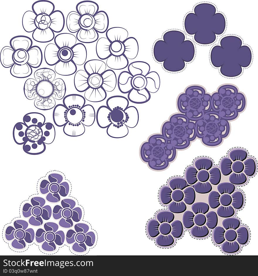 This is illustration of a Floral seamless pattern