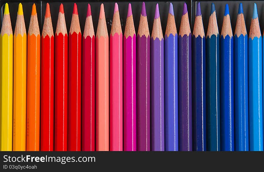 Colorful pencils