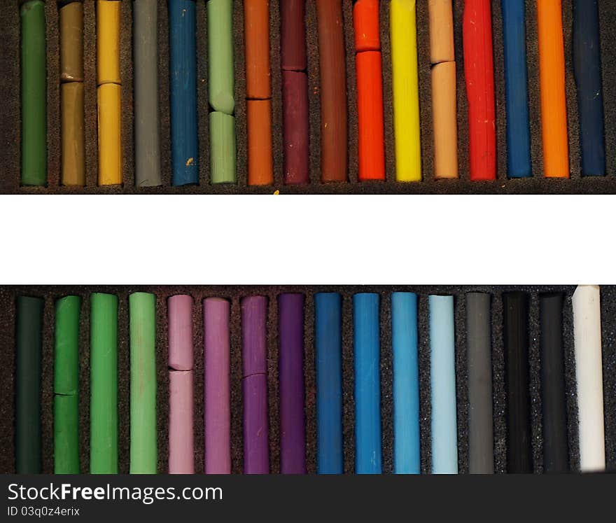 Multicolored Crayons