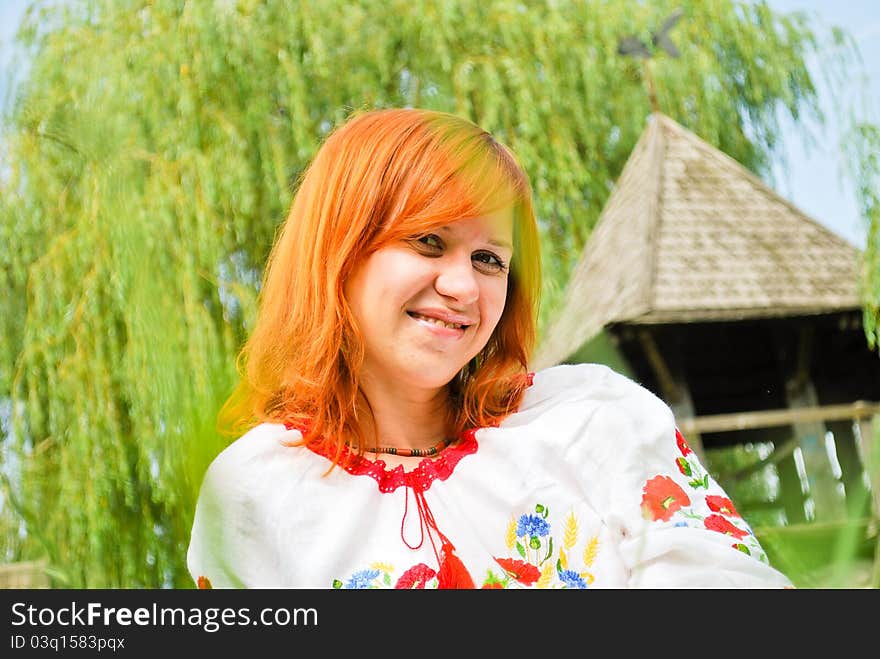 Portrait Of A Beautiful Ukrainian Girl