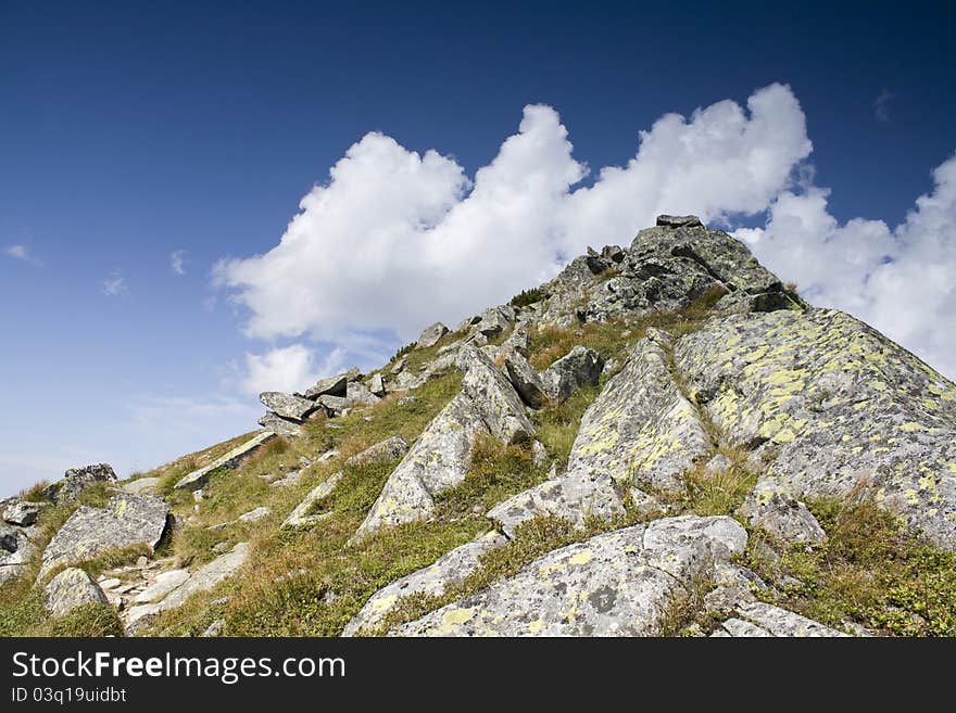 High mountains over 2000 m. High mountains over 2000 m