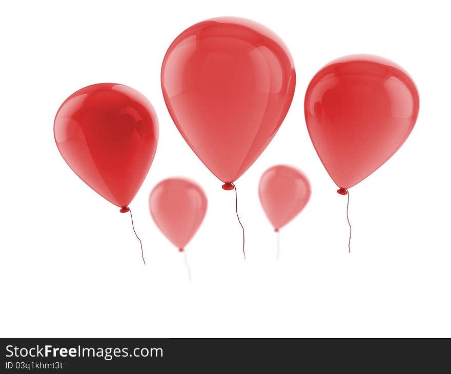 Five Red Balloons