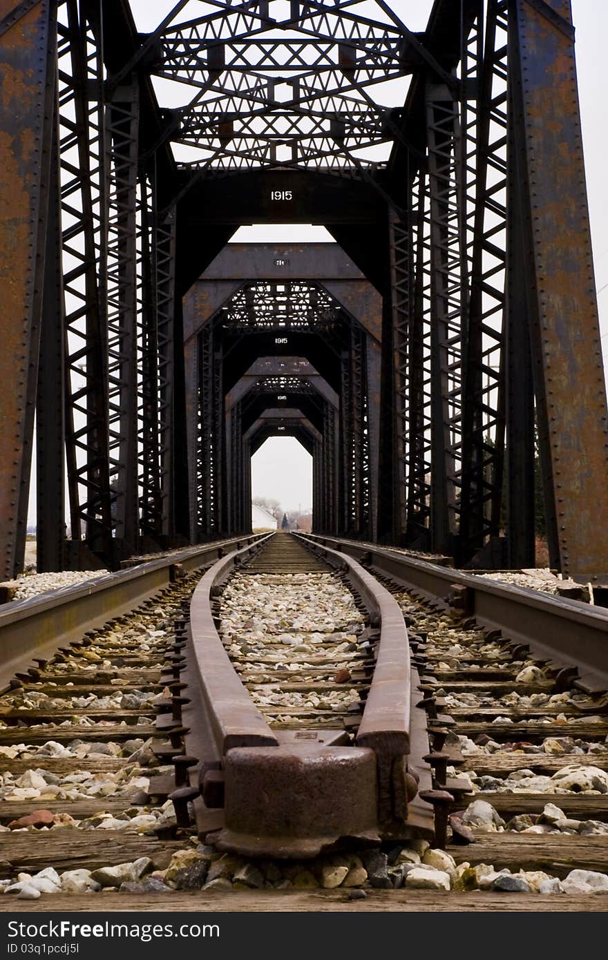 Train Tracks and bridge