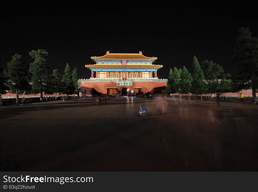 The Forbidden City Night Piece